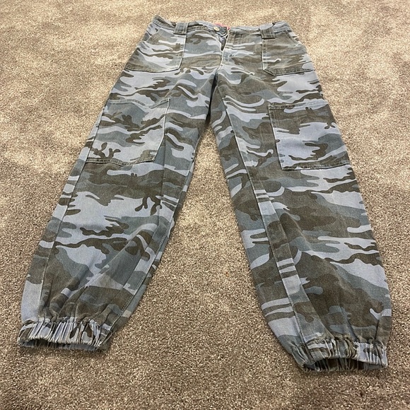 Blue camo jeans - Picture 1 of 1